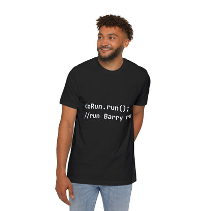 Run Barry Run T-Shirt | Developer Method Call | Pop Culture Code | Usha Creations