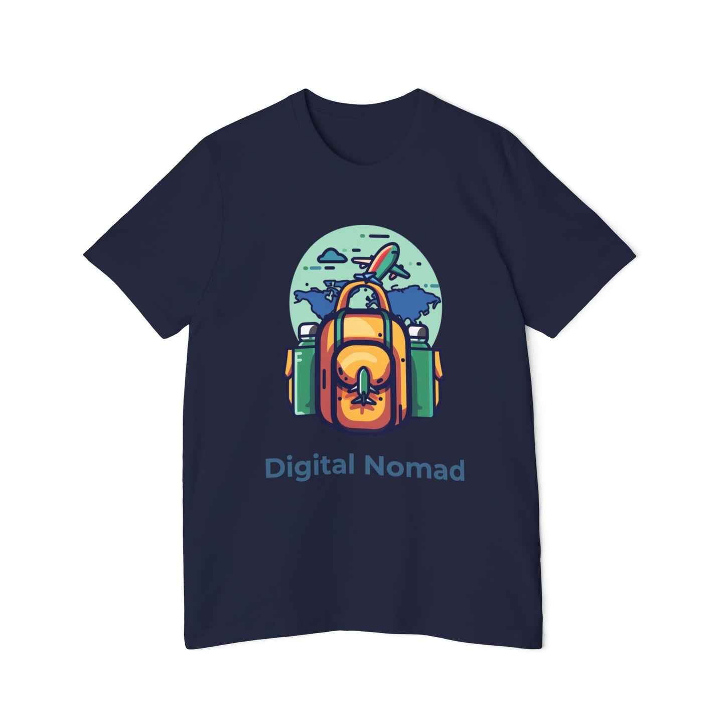 Digital Nomad Tech-Themed T-Shirt