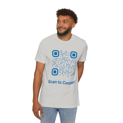 Custom LinkedIn QR Code T-Shirts - Professional Networking Apparel | Techie Tees | Usha Creations