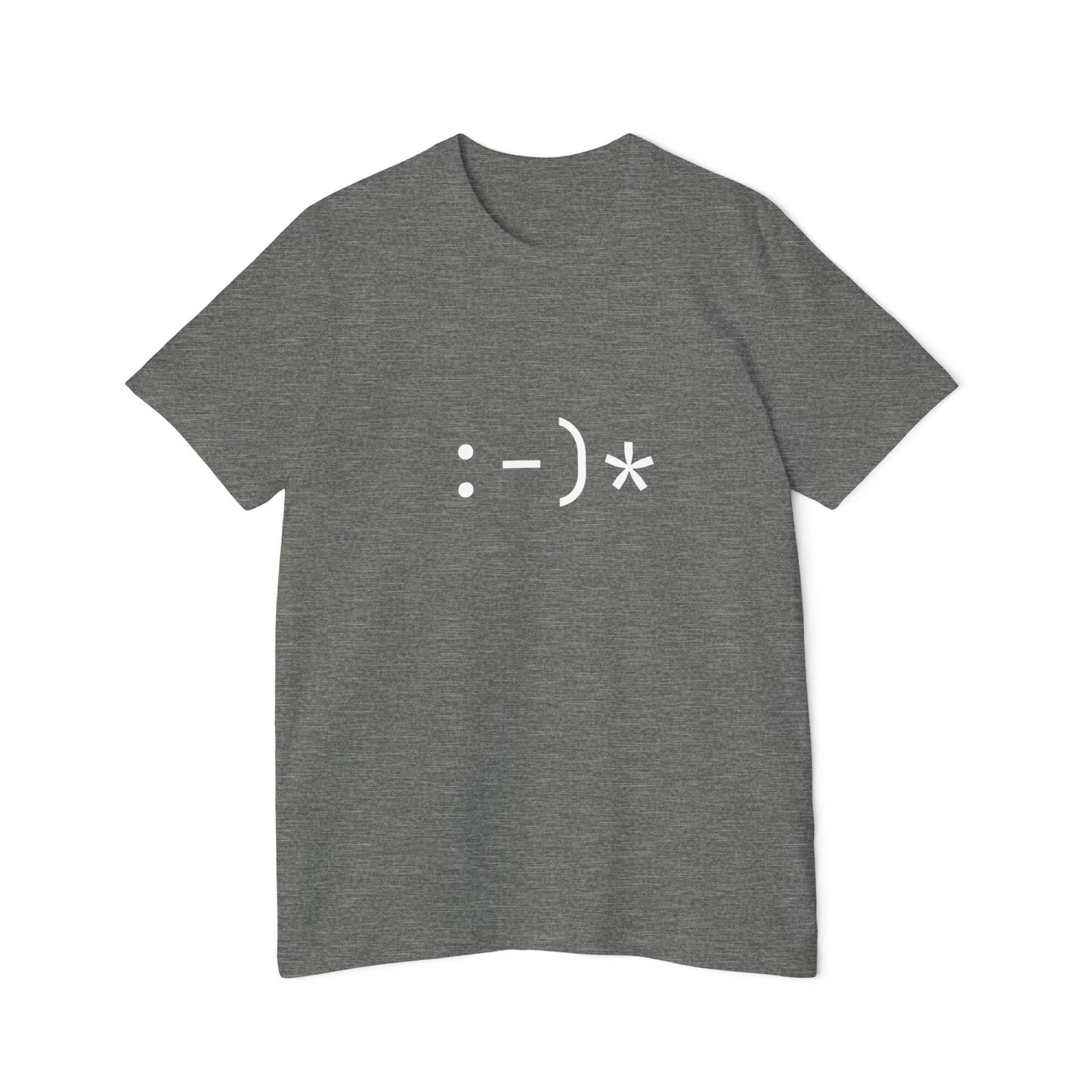 ASCII Star Smiley T-Shirt | Retro Chat Emoticon 2024 | Classic Internet Art Gift | Vintage Online Culture | Usha Creations