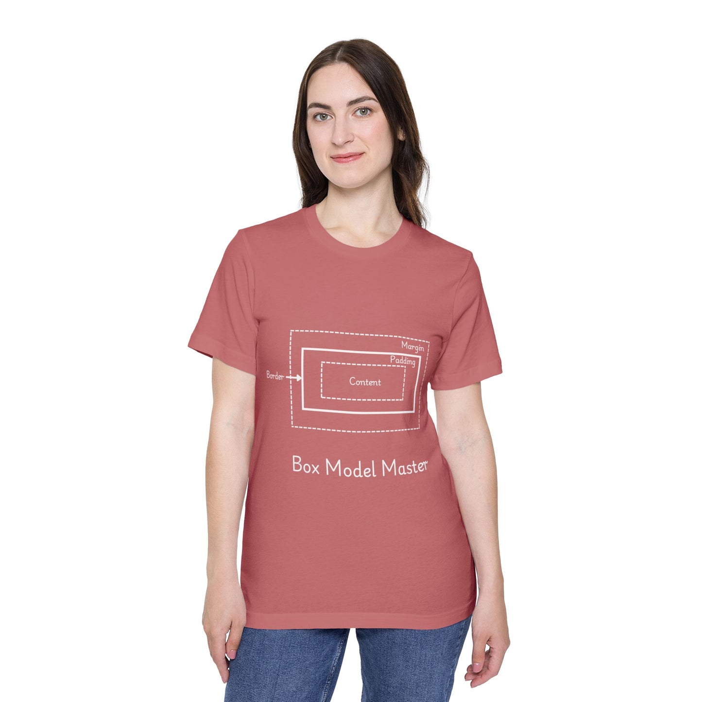 Box Model Master | CSS Box Model T-Shirt | Frontend Developer Apparel | Usha Creations