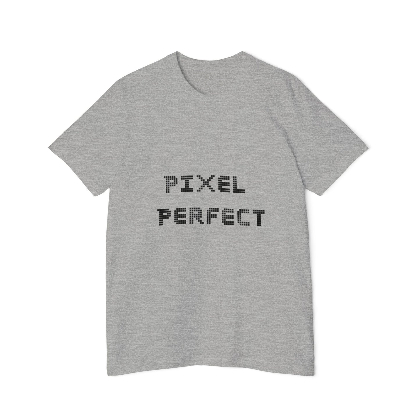 Pixel Perfect | Pixelated Font T-Shirt | Frontend Developer Apparel | Usha Creations