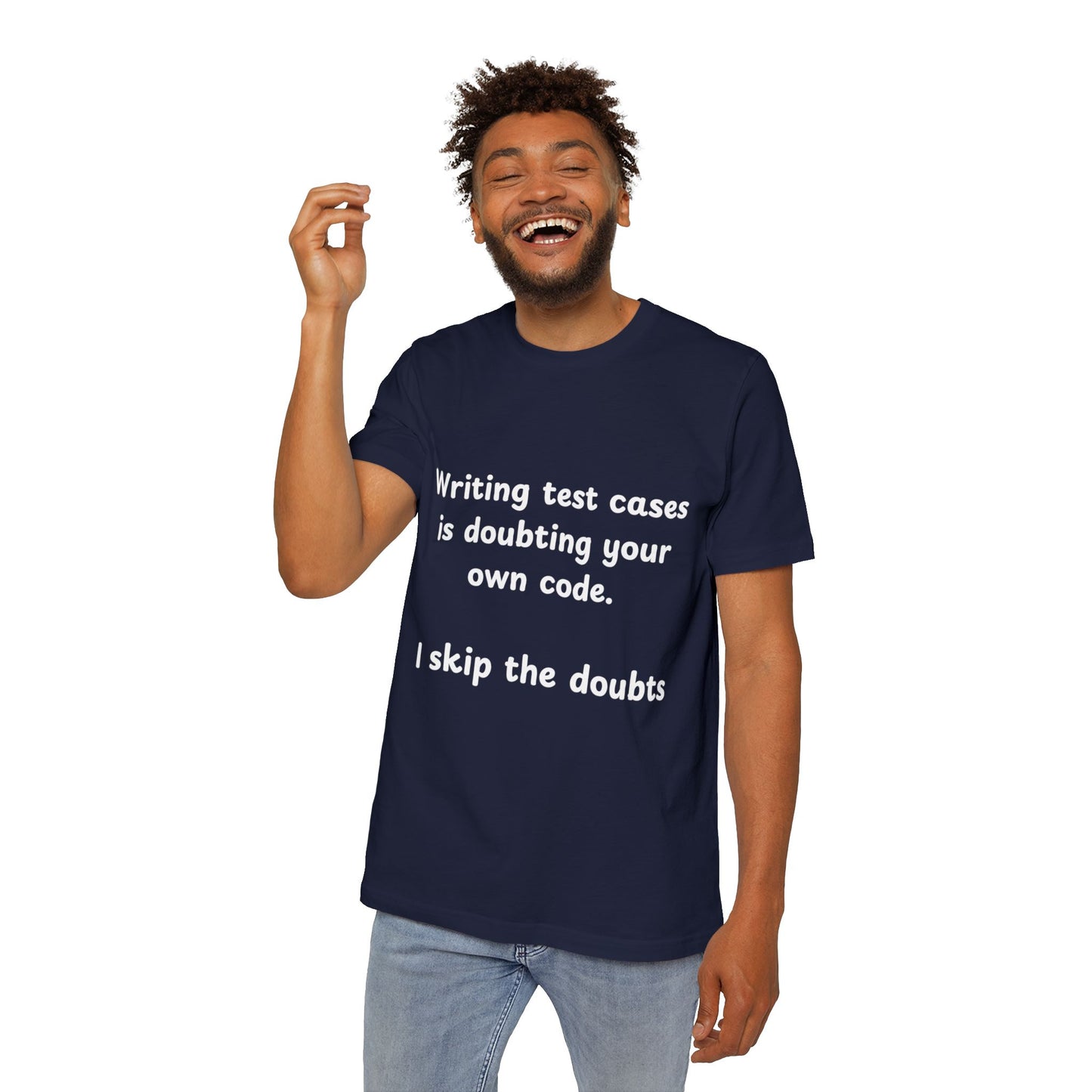 Testing Doubts T-Shirt | QA Developer Pattern 2024 | Programming Test Humor | Usha Creations