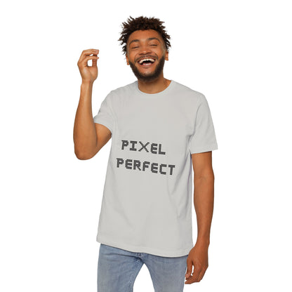 Pixel Perfect | Pixelated Font T-Shirt | Frontend Developer Apparel | Usha Creations