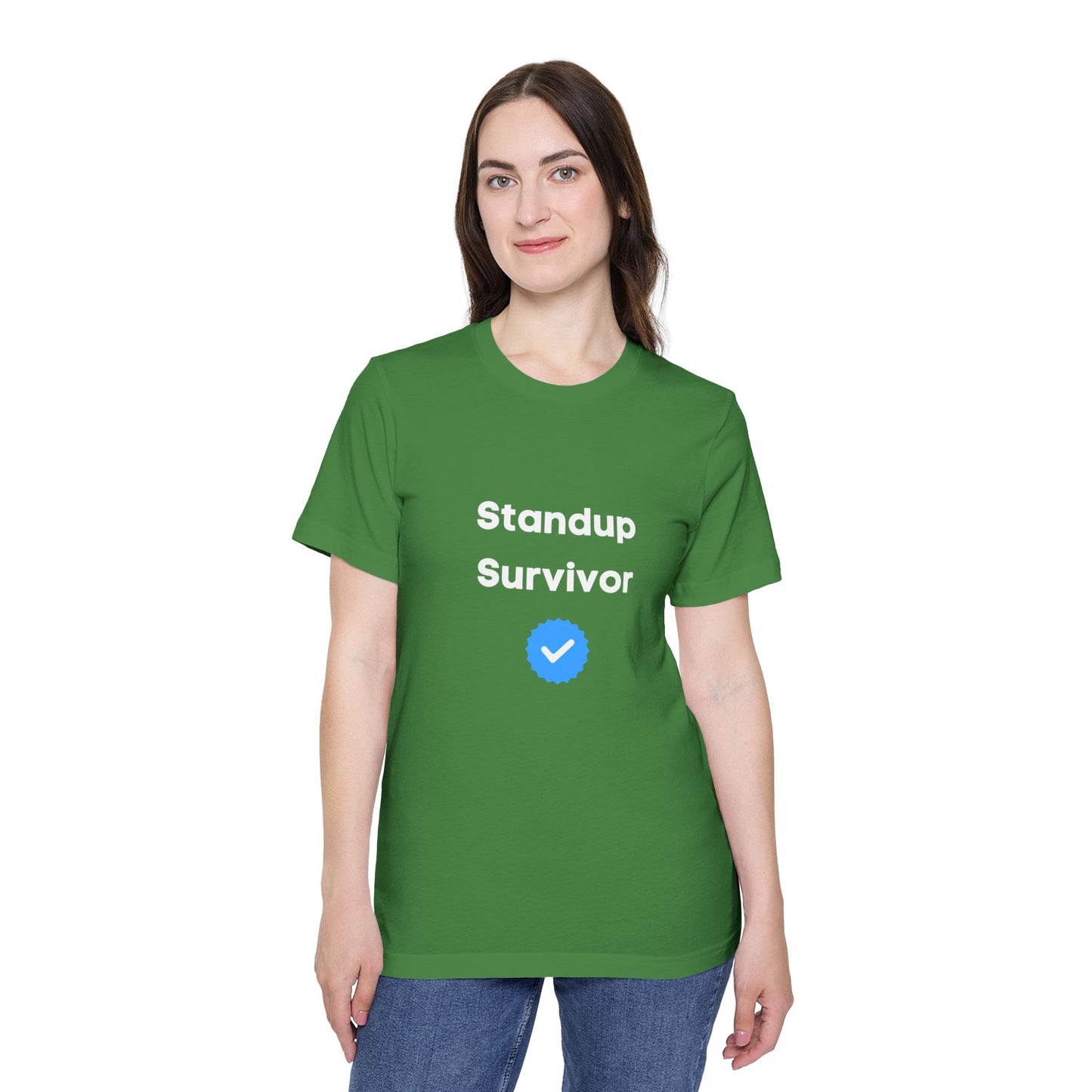 Standup Survivor | Funny Developer T-Shirt for Agile Meetings | Usha Creations