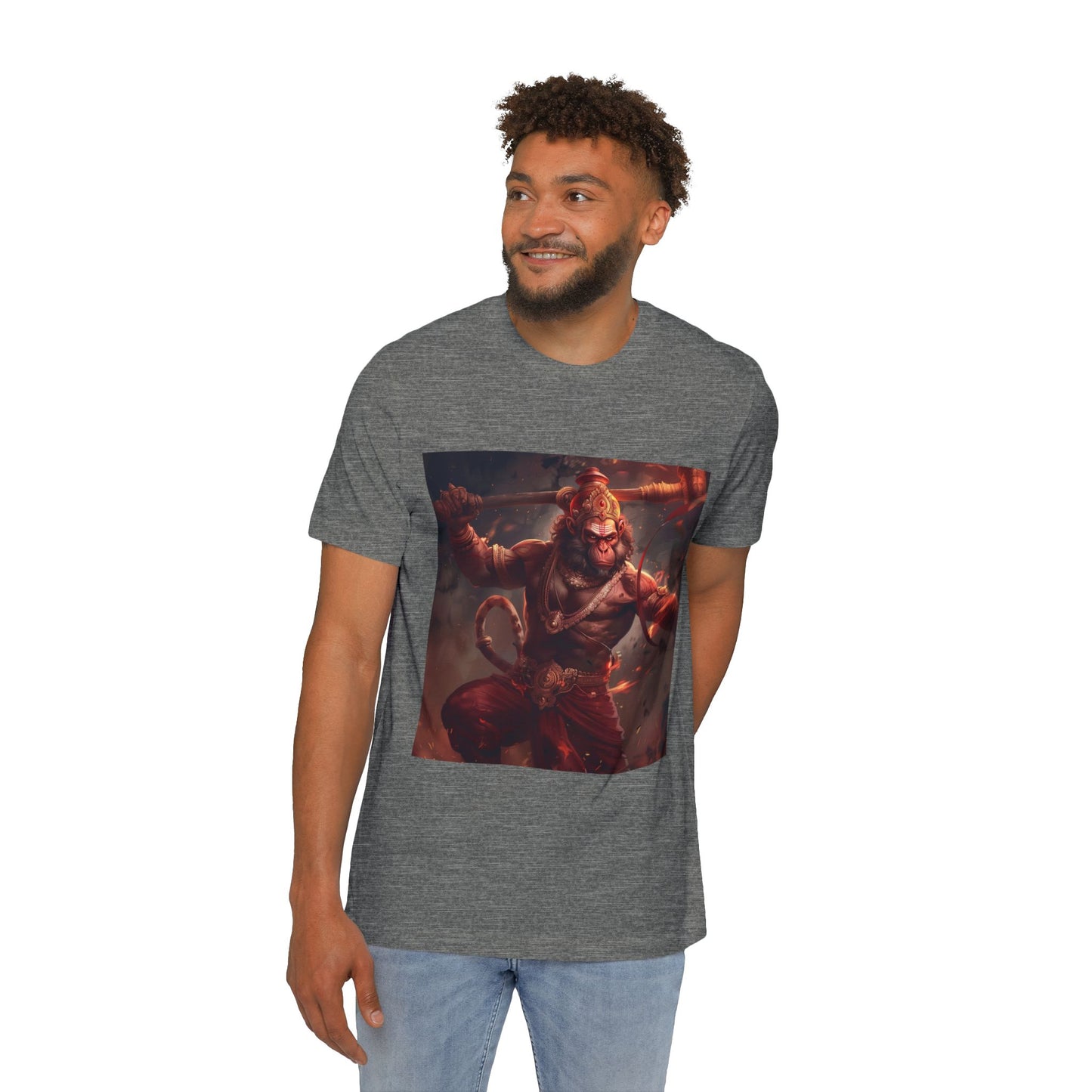 Hanuman’s Divine Strength - Vedic T-Shirt | Spiritual Design