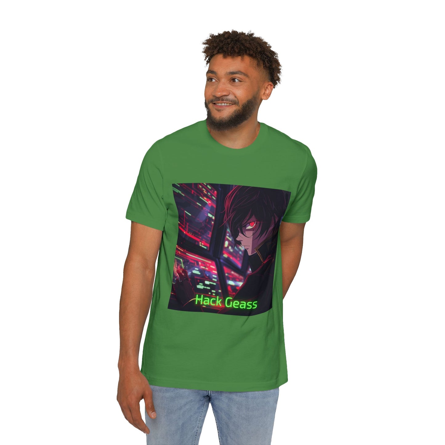 Lelouch’s Hacking Geass Tee – Code Geass Hack the World Edition