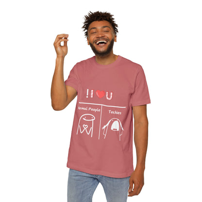 Flork Meme Programmer Logic Love Humor Tech T Shirt | Coding Syntax Meme Tees | Usha Creations