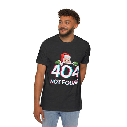 404 Santa Not Found T-Shirt | Funny Web Developer Christmas Gift 2024 | Programmer Holiday Present | Usha Creations