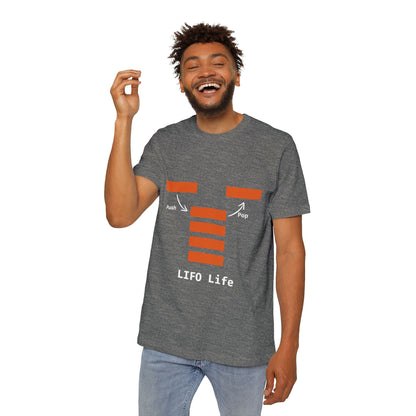 LIFO Life | Stack Data Structure T-Shirt | DSA Apparel | Interview Series | Usha Creations