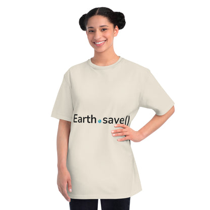 Earth.save() Eco-Coding Tee | Environmental Developer Shirt | Usha Creations