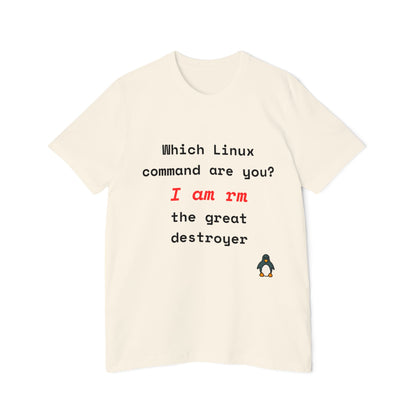 Which Linux Command Are You? I Am rm - The Great Destroyer | Funny Linux T-Shirt | Usha Creations