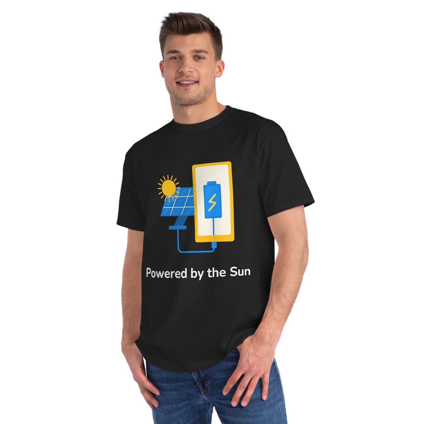 Solar Powered Phone Tee | Eco Tech Energy Shirt | Usha Creations