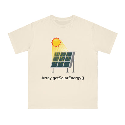 Array.getSolarEnergy() Tee | Eco Coder Solar Shirt | Usha Creations