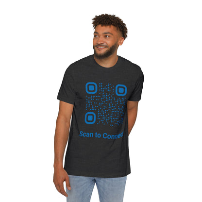 Custom LinkedIn QR Code T-Shirts - Professional Networking Apparel | Techie Tees | Usha Creations