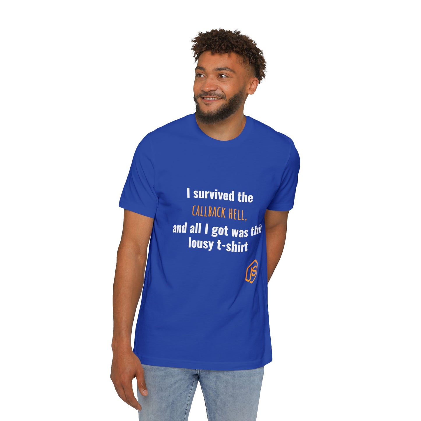 I Survived the Callback Hell, and All I Got Was This Lousy T-Shirt | Funny Coding T-Shirt for Developers | Usha Creations