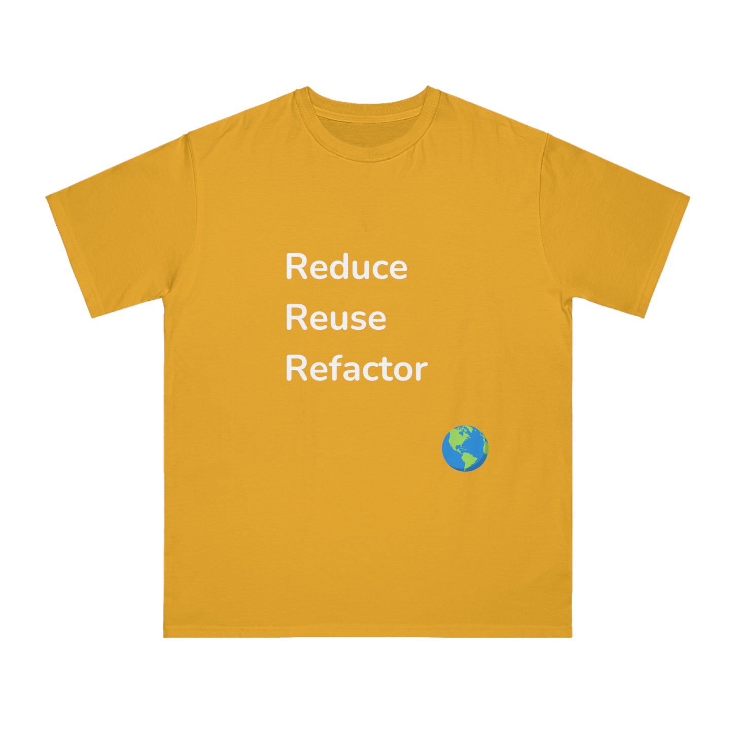 Reduce Reuse Refactor Eco Dev Tee | Green Coding Shirt | Usha Creations