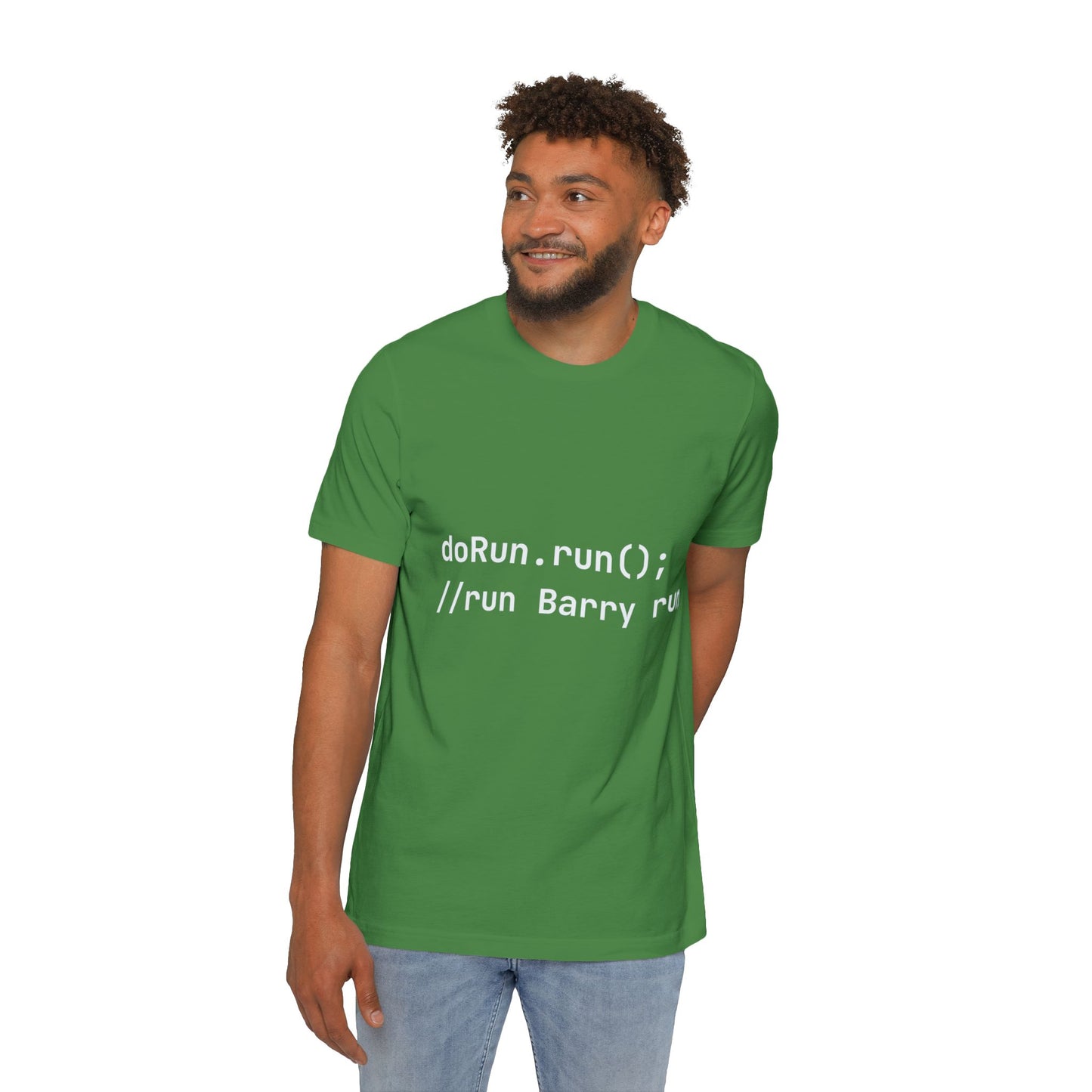 Run Barry Run T-Shirt | Developer Method Call | Pop Culture Code | Usha Creations