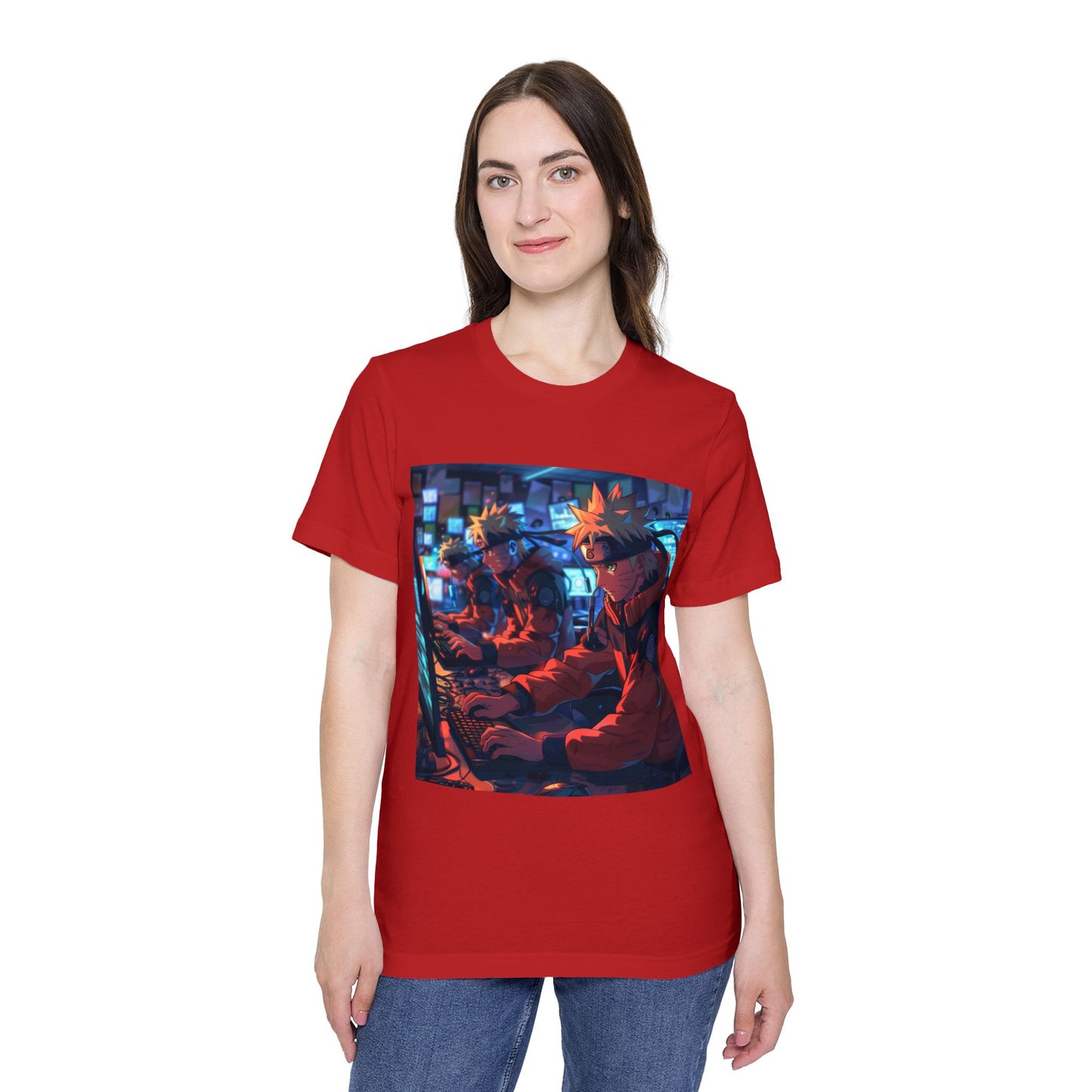 Naruto Hacking with Shadow Clones Tee – Cyber Ninja Edition