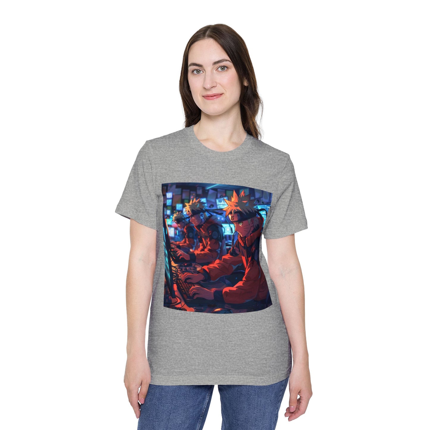 Naruto Hacking with Shadow Clones Tee – Cyber Ninja Edition