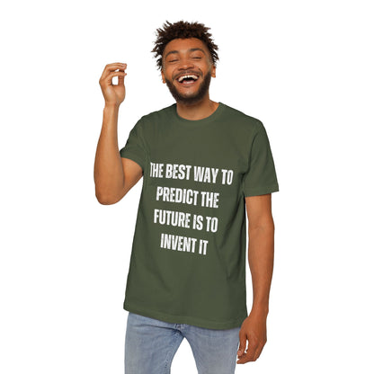 The Best Way to Predict the Future Is to Invent It | Inspirational Tech T-Shirt | Developer Quote Tee | Usha Creations