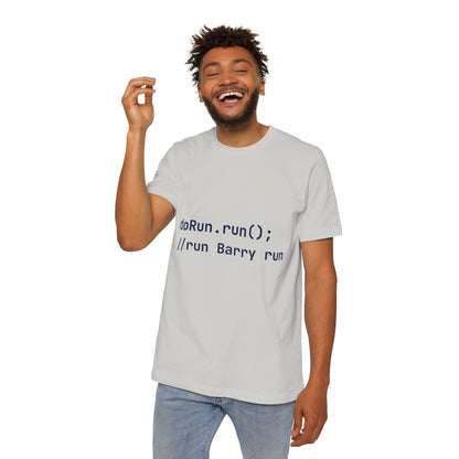 Run Barry Run T-Shirt | Developer Method Call | Pop Culture Code | Usha Creations