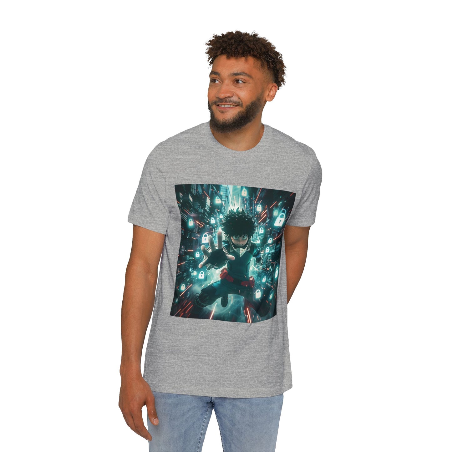 Deku’s Data Smash Tee – Cyber Hero Edition