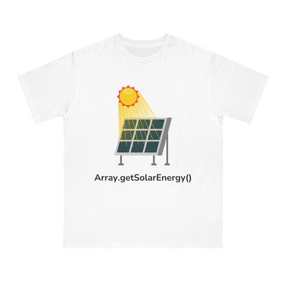 Array.getSolarEnergy() Tee | Eco Coder Solar Shirt | Usha Creations