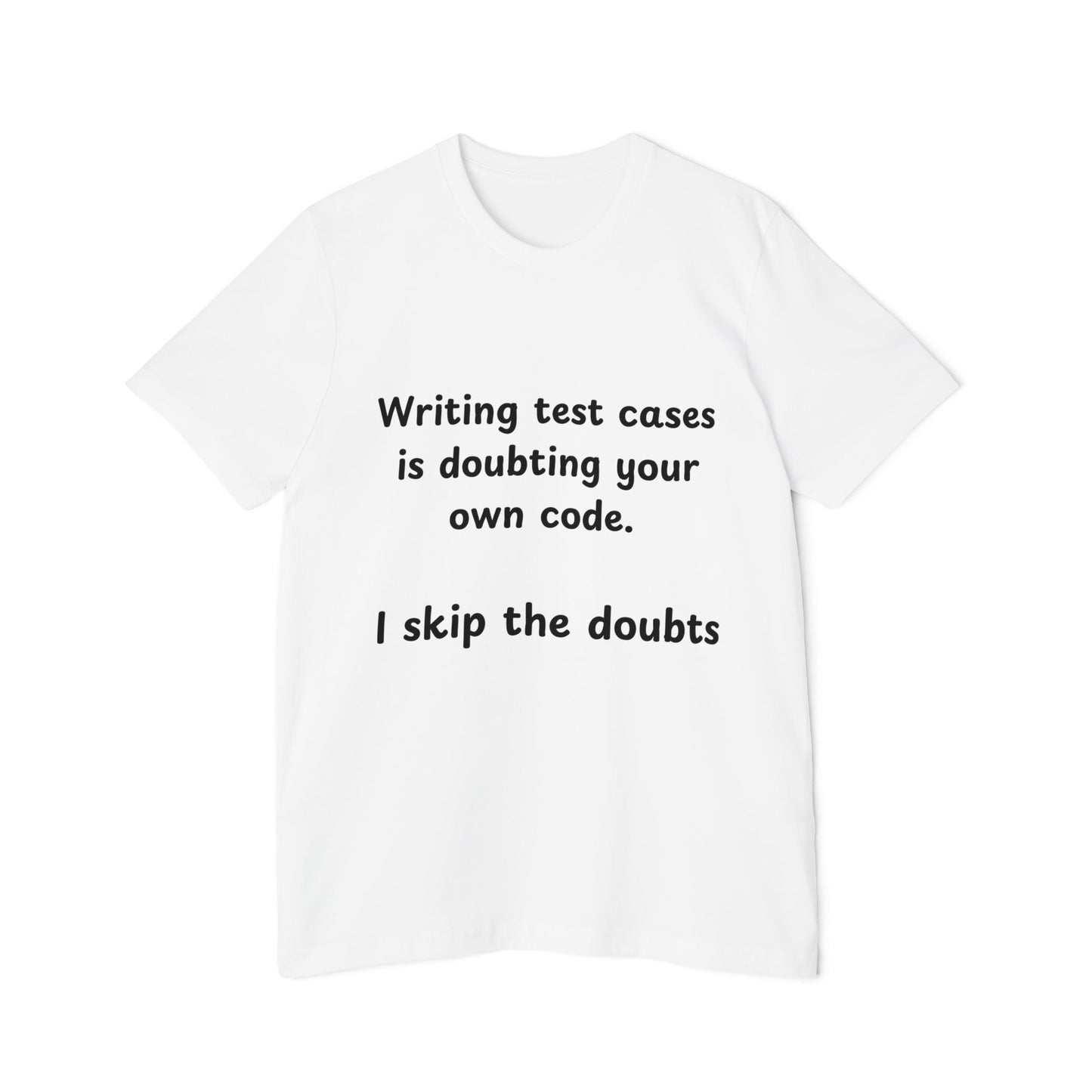 Testing Doubts T-Shirt | QA Developer Pattern 2024 | Programming Test Humor | Usha Creations