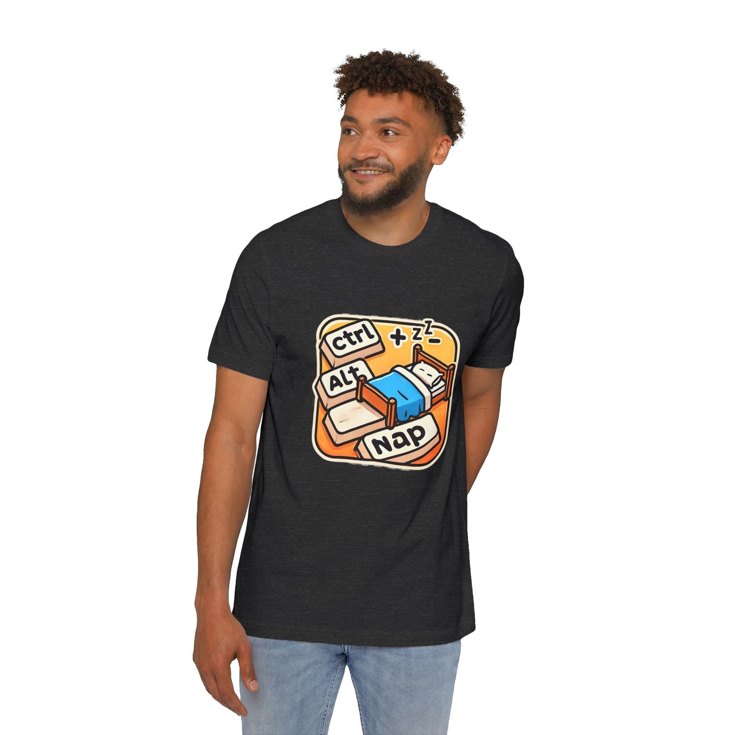 Ctrl+Alt+Nap Tech-Themed T-Shirt