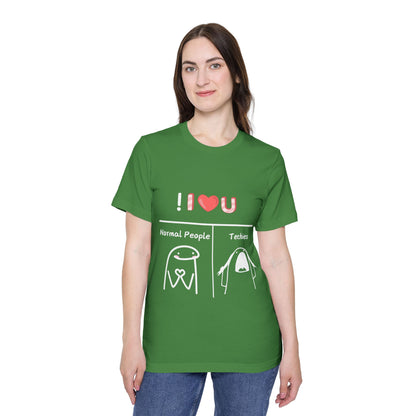 Flork Meme Programmer Logic Love Humor Tech T Shirt | Coding Syntax Meme Tees | Usha Creations