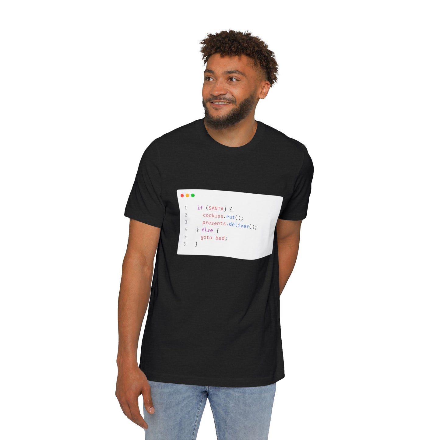 Christmas Code T-Shirt | Developer Holiday Logic 2024 | Programming Santa Humor | Tech Winter Gift | Usha Creations