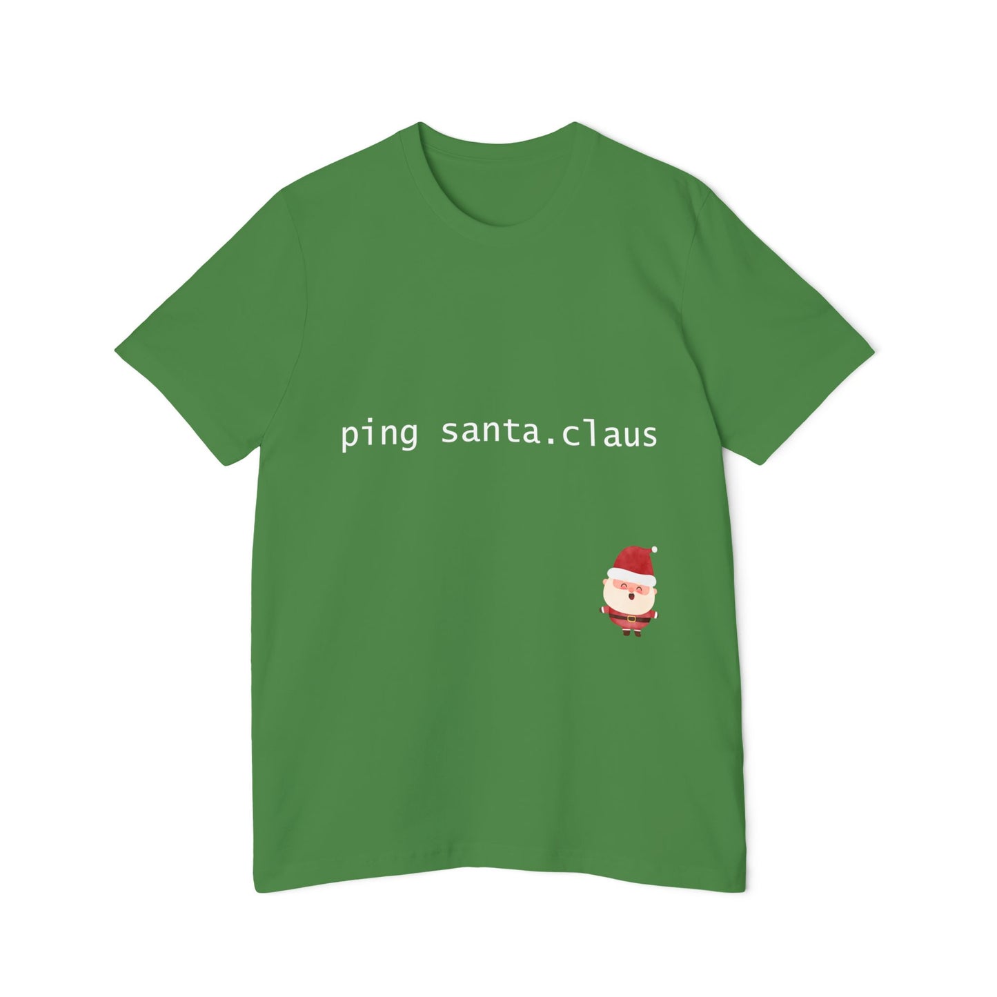 Ping Santa.Claus Network T-Shirt | Funny IT Christmas Gift 2024 | Perfect Network Engineer Secret Santa Gift | Usha Creations