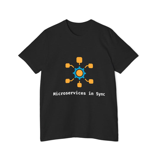 Microservices in Sync | System Design T-Shirt | Interview Series Tee | Usha Creations