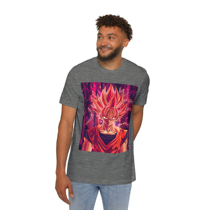 Goku Powering Up with Code Tee – Super Saiyan Coder Edition