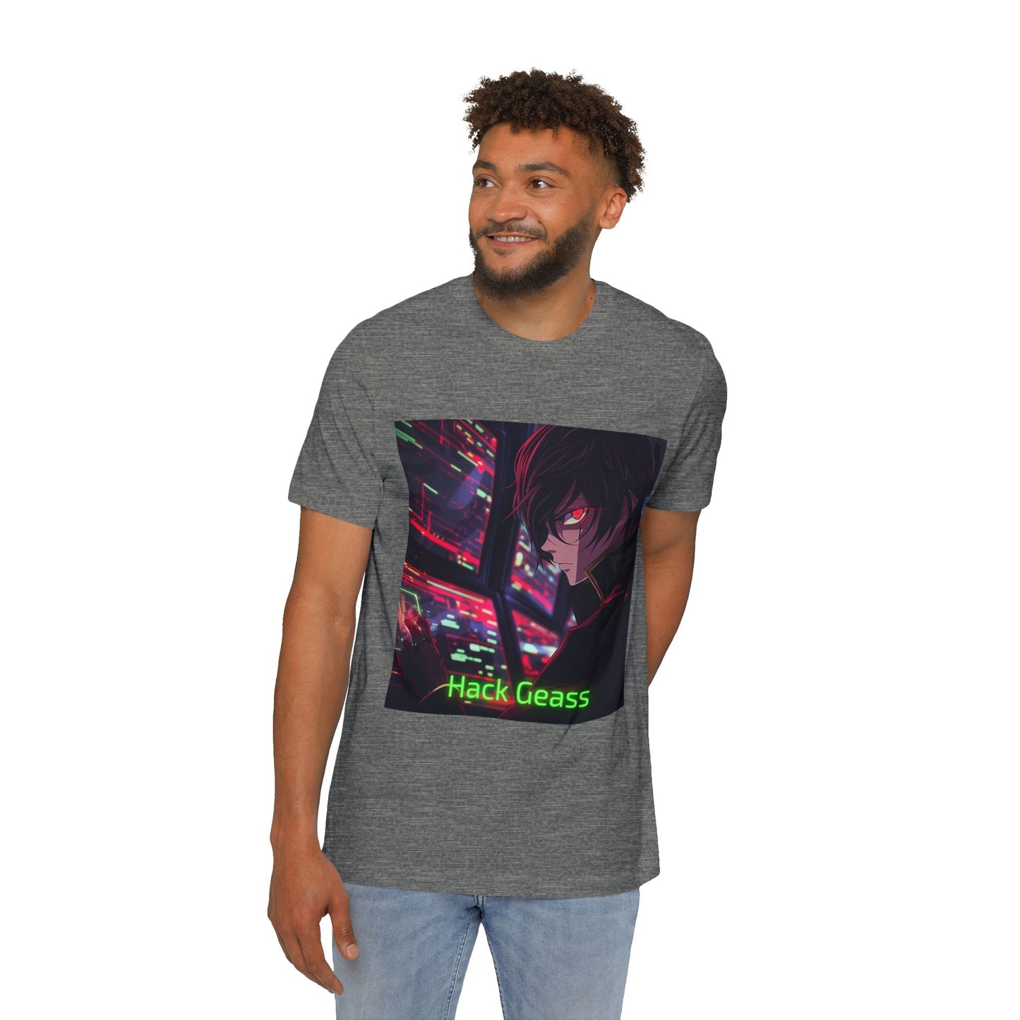 Lelouch’s Hacking Geass Tee – Code Geass Hack the World Edition