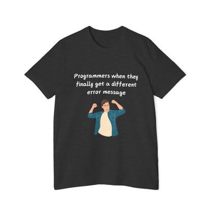 Programmer New Error Celebration Humor T Shirt | Debugging Victory Meme Tees | Usha Creations