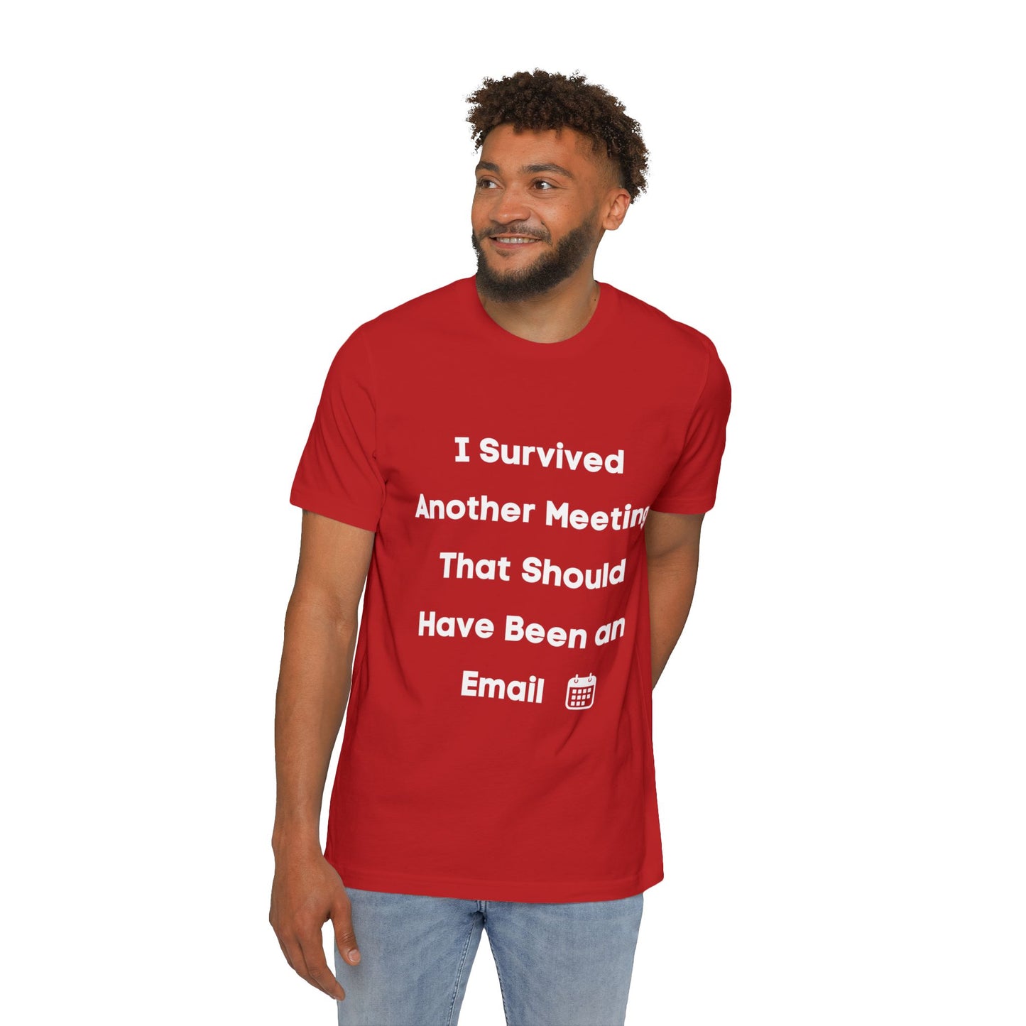 I Survived Another Meeting That Should Have Been an Email | Funny Work T-Shirt | Usha Creations