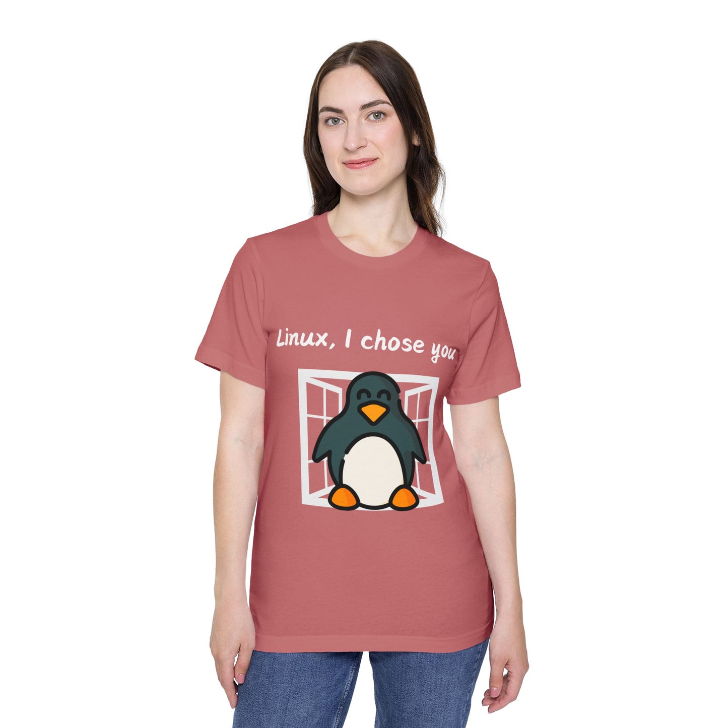 Linux vs Windows OS Choice Humor T Shirt | Tech Geek Meme Tees | Usha Creations