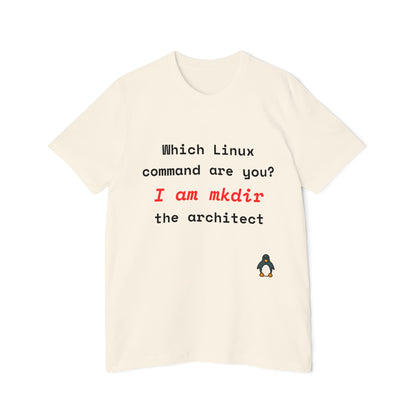 Which Linux Command Are You? I Am mkdir - The Architect | Funny Linux T-Shirt | Usha Creations