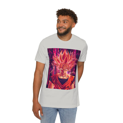 Goku Powering Up with Code Tee – Super Saiyan Coder Edition