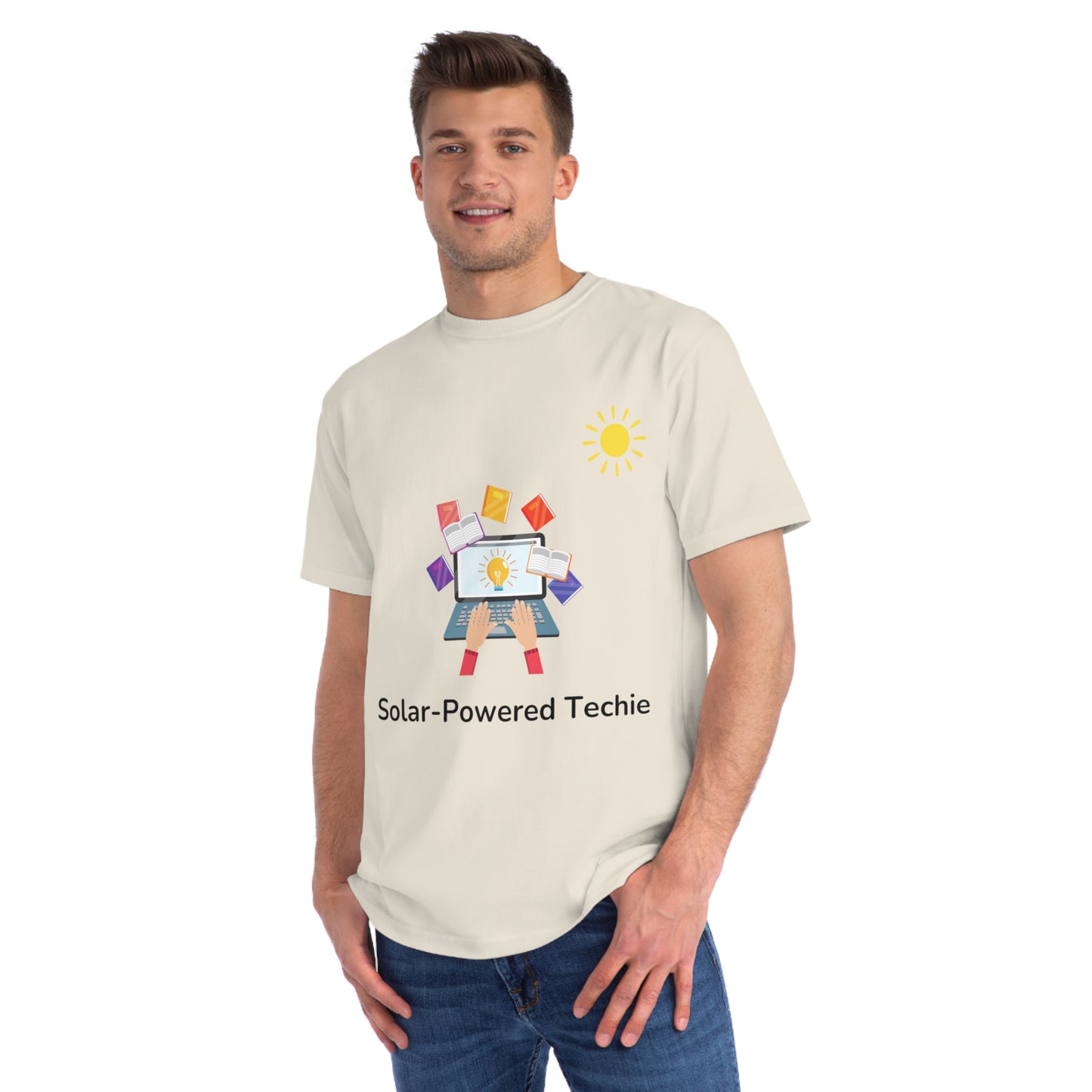 Solar-Powered Techie Tee | Eco-Friendly Coder Shirt | Usha Creations