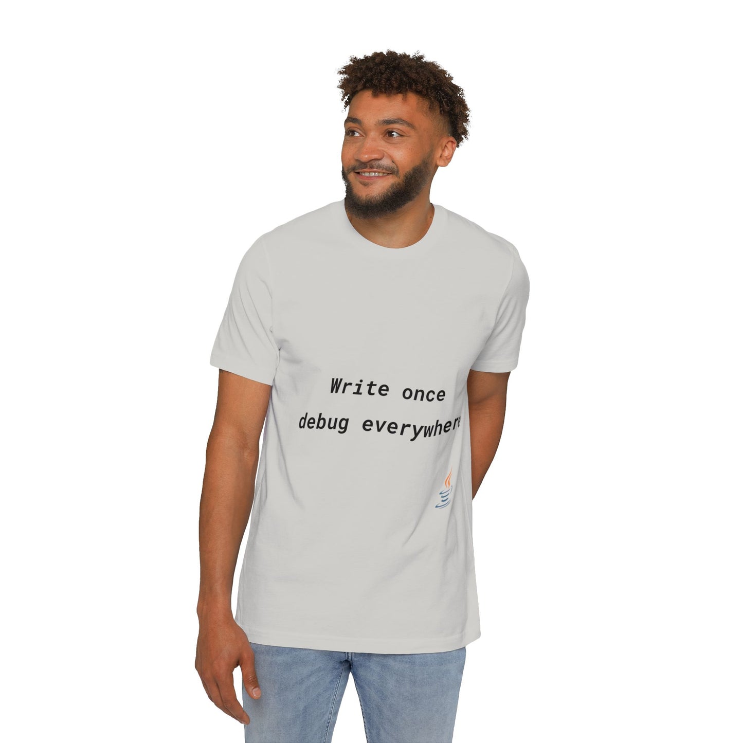 Write Once, Debug Everywhere | Java Coding T-Shirt | Funny Programmer Shirt | Usha Creations