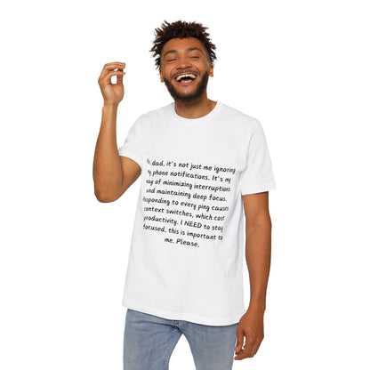 Deep Focus Productivity Tech Humor T Shirt | Programmer Concentration Meme Tees | Usha Creations