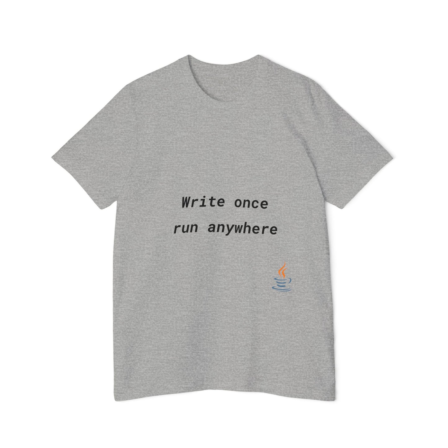 Write Once, Run Anywhere | Java Developer T-Shirt | Funny Coding Shirt | Usha Creations