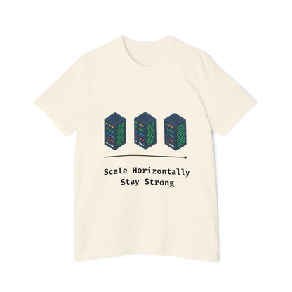 Scale Horizontally, Stay Strong | System Design T-Shirt | Interview Series Tee | Usha Creations