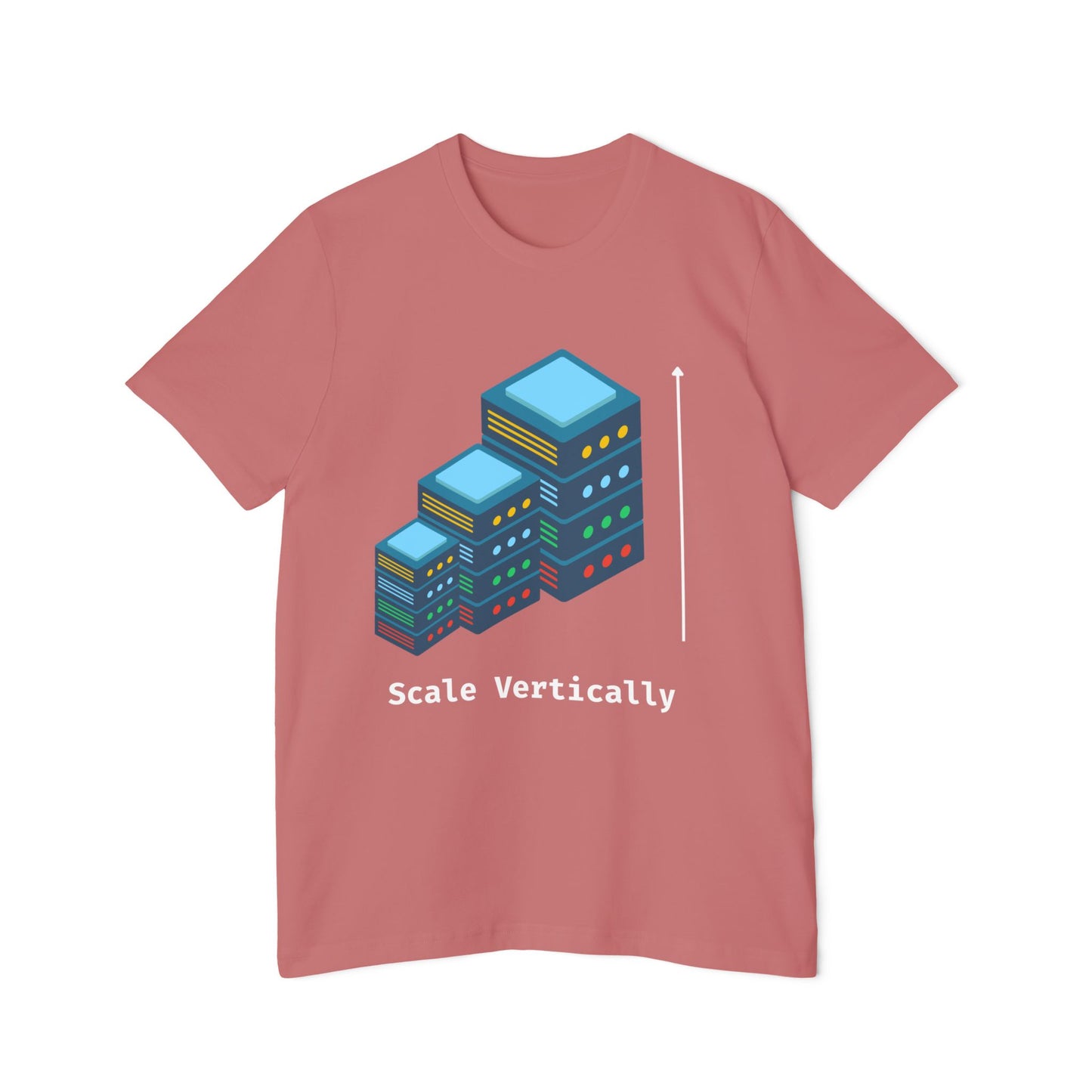 Scale Vertically | System Design T-Shirt | Interview Series Tee | Usha Creations