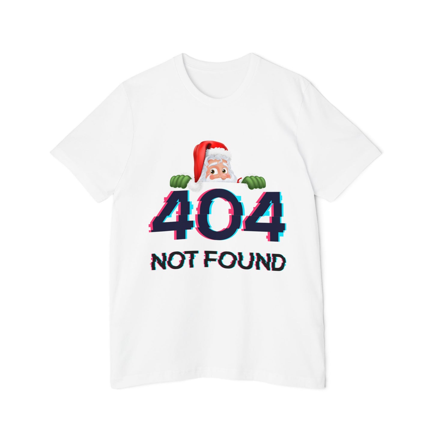 404 Santa Not Found T-Shirt | Funny Web Developer Christmas Gift 2024 | Programmer Holiday Present | Usha Creations