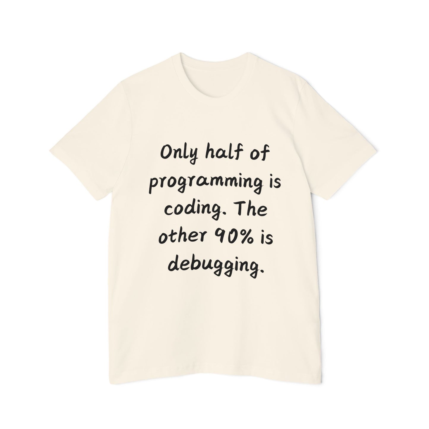 Coding vs Debugging Ratio Programmer Humor T Shirt | Developer Life Meme Tees | Usha Creations