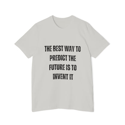 The Best Way to Predict the Future Is to Invent It | Inspirational Tech T-Shirt | Developer Quote Tee | Usha Creations